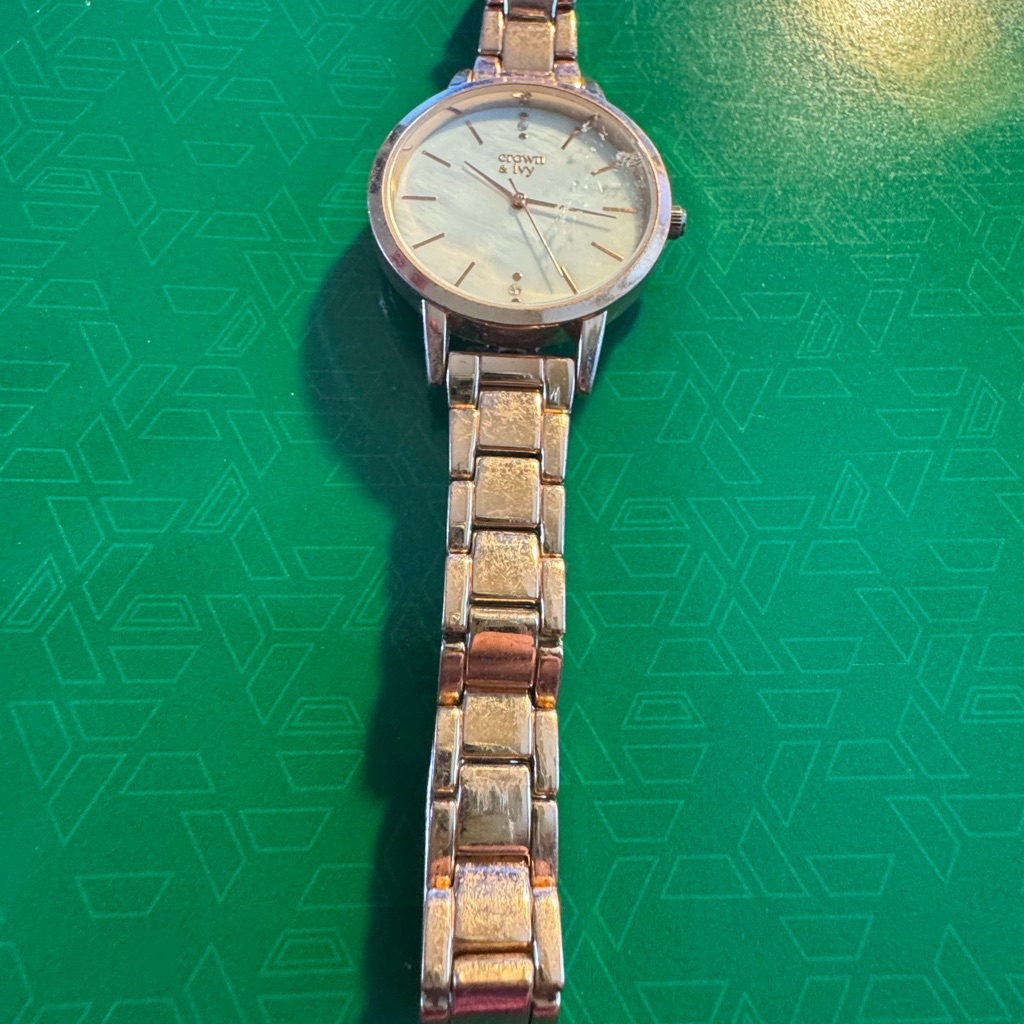 Gold And Silver Watch